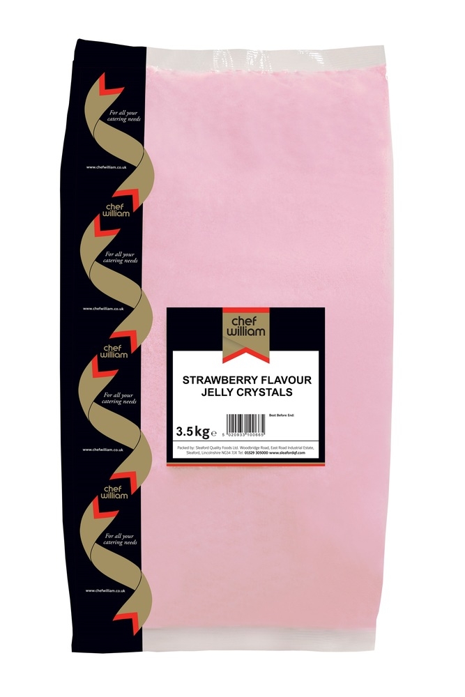 O/L Strawberry Jelly Crystals [3.5kg] Bradleys