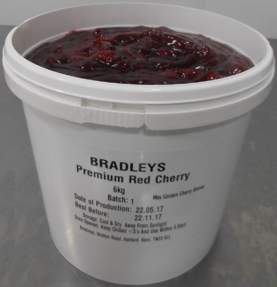 Naked Foods Red Cherry Pie Filling [10kg] - Bradleys